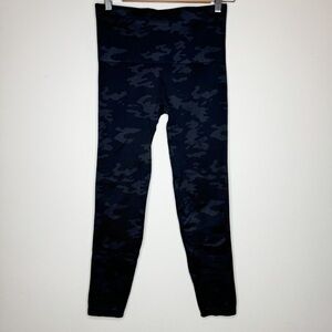 Spanx Blue Camo Leggings Size L